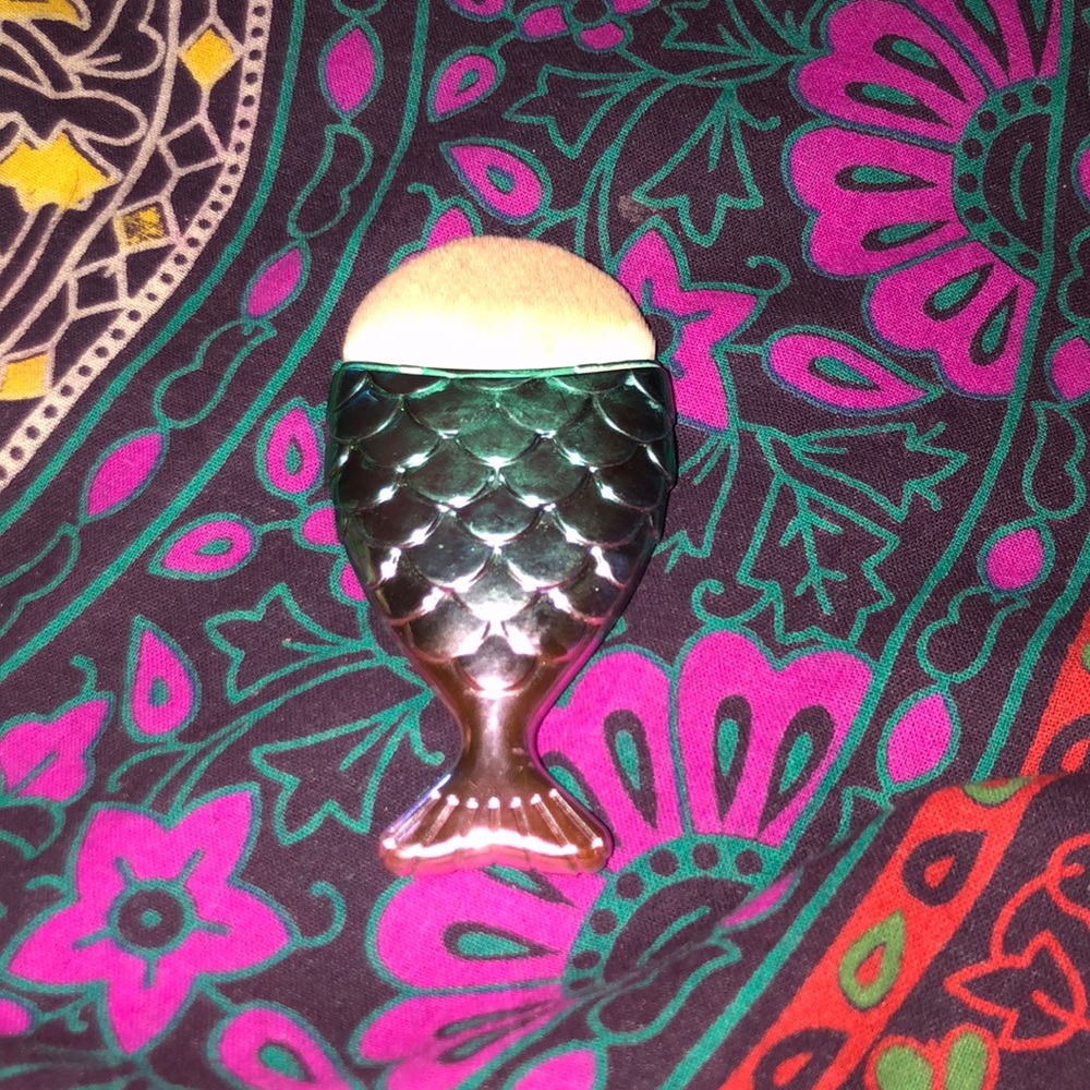 Metallic ombré  Mermaid Kabuki Blending Brush